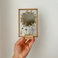 Mignonnerie Fleurie - miroir 15x10cm - bleu/jaune